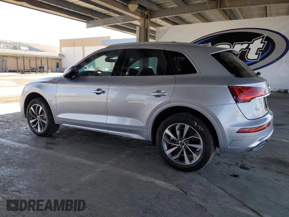 2022 Audi Q5 S line Premium Plus with VIN WA1EAAFYXN2135109, listed as a Copart auction lot 61994475 with 16,059 mi miles and Salvage title. Bid and sale history available at DreamBid. Image 2.