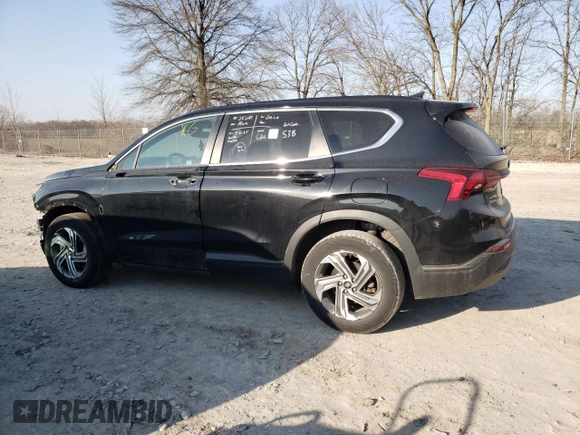 2021 Hyundai Santa Fe SE with VIN 5NMS14AJXMH336992, listed as a Copart auction lot 48776205 with 43,217 mi miles and Salvage Title. Bid and sale history available at carsss.com. Image 2.