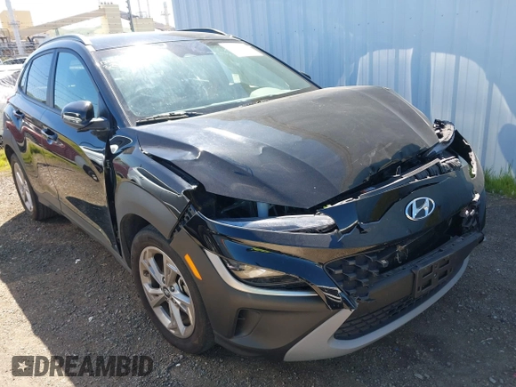 2023 Hyundai Kona SEL with VIN KM8K62AB9PU044628, listed as a IAAI auction lot 41827495 with 20,439 mi miles and . Bid and sale history available at DreamBid. Image 1.