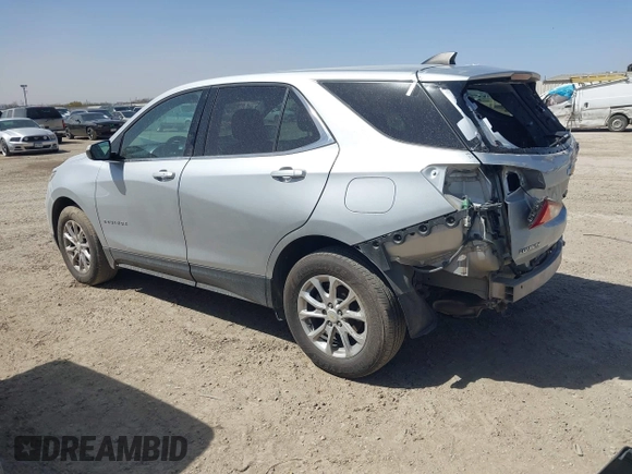 2020 Chevrolet Equinox LT with VIN 2GNAXUEV8L6165776, listed as a IAAI auction lot 41712136 with 132,479 mi miles. Bid and sale history available at carsss.com. Image 3.