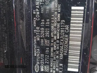 2018 Genesis G80 3.8L z VIN KMHGN4JEXJU281179, wystawiony jako Copart lot #53790595 z przebiegiem 119 767 mil mil oraz Szkody całkowita. Historia ofert i sprzedaży dostępna na DreamBid. Obrazek 12.