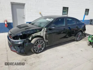 2023 Kia Forte GT with VIN 3KPF44AC1PE617617, listed as a Copart auction lot 51715945 with 38,550 mi miles and Salvage Title. Bid and sale history available at carsss.com. Image 1.