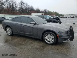 2020 Dodge Charger Police with VIN 2C3CDXKT3LH127489, listed as a Copart auction lot 43603385 with 126,645 mi miles and Salvage Title. Bid and sale history available at carsss.com. Image 4.