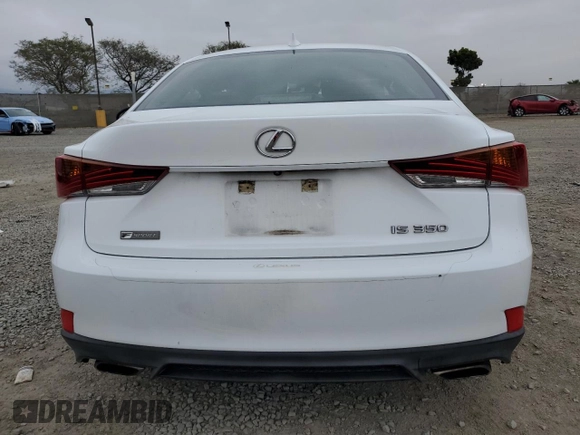 2017 Lexus IS 350 with VIN JTHBE1D22H5028603, listed as a Copart auction lot 53209415 with Not provided miles and Salvage title. Bid and sale history available at DreamBid. Image 6.