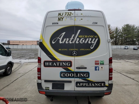 2017 Mercedes-Benz Sprinter Cargo Van Worker with VIN WD3PE7CD7HP542636, listed as a Copart auction lot 49109385 with 241,073 mi miles and Clean Title. Bid and sale history available at carsss.com. Image 6.