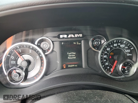 2021 Ram 3500 SLT with VIN 3C63R3HL4MG570305, listed as a Copart auction lot 44255135 with 346,899 mi miles and Non Repairable. Bid and sale history available at carsss.com. Image 9.