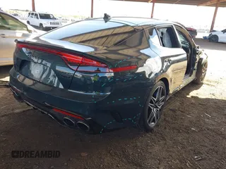 2022 Kia Stinger GT1 with VIN KNAE45LC3N6115626, listed as a IAAI auction lot 41757758 with 22,647 mi miles and . Bid and sale history available at DreamBid. Image 4.