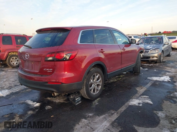 2014 Mazda CX-9 Touring with VIN JM3TB3CV1E0433325, listed as a IAAI auction lot 41409898 with 117,082 mi miles. Bid and sale history available at carsss.com. Image 4.
