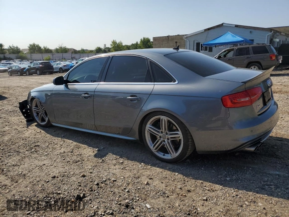 2013 Audi S4 Premium Plus with VIN WAUBGAFL8DA211942, listed as a Copart auction lot 71849104 with 63,483 mi miles and Salvage Title. Bid and sale history available at carsss.com. Image 2.