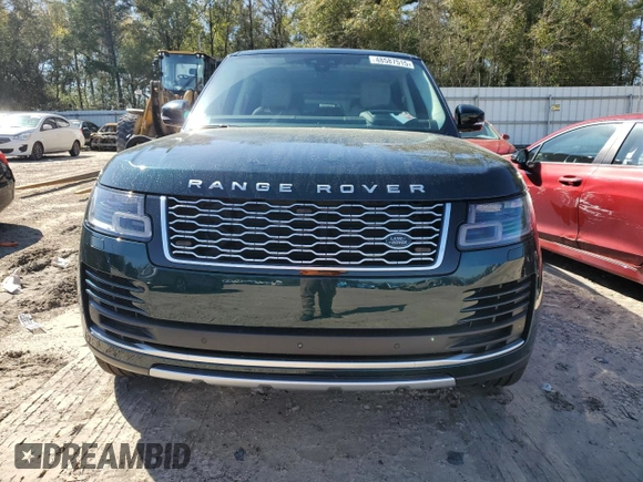 2021 Land Rover Range Rover z VIN SALGS5SE4MA437829, wystawiony jako Copart lot #48587515 z przebiegiem 49 304 mil mil oraz Szkoda całkowita • Salvage title. Historia ofert i sprzedaży dostępna na DreamBid. Obrazek 5.