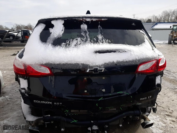 2020 Chevrolet Equinox LT with VIN 2GNAXVEX6L6218093, listed as a Copart auction lot 45408515 with 80,147 mi miles and Salvage Title. Bid and sale history available at carsss.com. Image 6.
