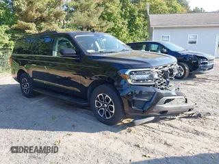2022 Ford Expedition Max XLT with VIN 1FMJK1JT2NEA20558, listed as a IAAI auction lot 40220202 with 133,377 mi miles and . Bid and sale history available at DreamBid. Image 1.