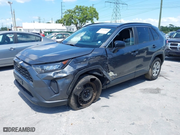 2021 Toyota RAV4 LE with VIN 2T3H1RFV4MC114061, listed as a IAAI auction lot 41953045 with 17,390 mi miles. Bid and sale history available at carsss.com. Image 17.