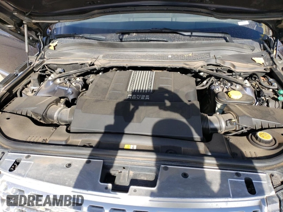 2014 Land Rover Range Rover Supercharged Autobiography with VIN SALGV2TF5EA153382, listed as a Copart auction lot 85955714 with 103,059 mi miles and Salvage title. Bid and sale history available at DreamBid. Image 14.