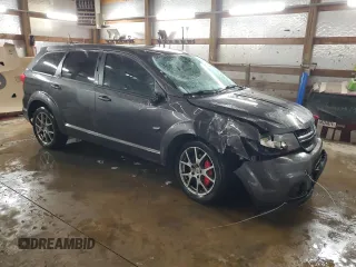 2014 Dodge Journey R/T z VIN 3C4PDCEGXET277243, wystawiony jako Copart lot #77973154 z przebiegiem 143 766 mil mil oraz Szkoda całkowita • Salvage title. Historia ofert i sprzedaży dostępna na DreamBid. Obrazek 4.