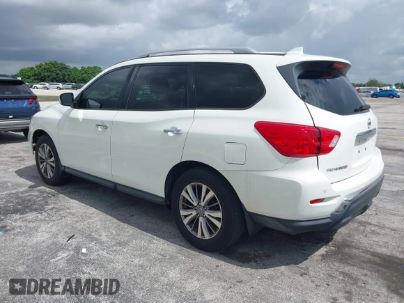 2019 Nissan Pathfinder SL with VIN 5N1DR2MN1KC625478, listed as a IAAI auction lot 42661668 with 98,287 mi miles and . Bid and sale history available at DreamBid. Image 3.