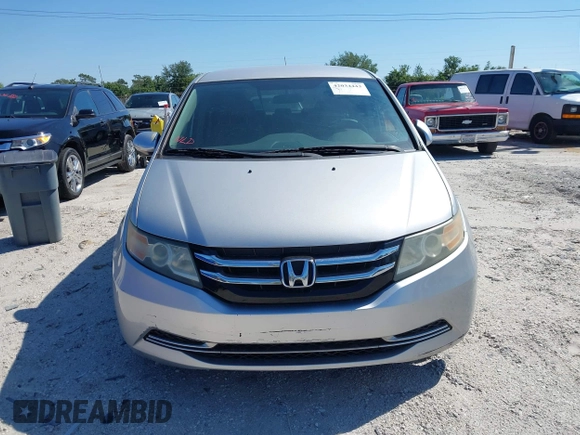 2015 Honda Odyssey EX with VIN 5FNRL5H46FB032366, listed as a IAAI auction lot 42034443 with 154,679 mi miles and . Bid and sale history available at DreamBid. Image 12.
