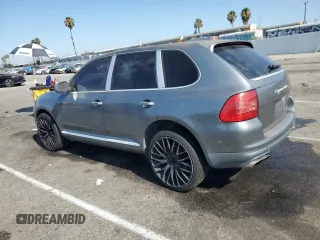 2005 Porsche Cayenne Turbo with VIN WP1AC29P65LA91187, listed as a Copart auction lot 65861054 with 186,084 mi miles and Salvage Title. Bid and sale history available at carsss.com. Image 2.