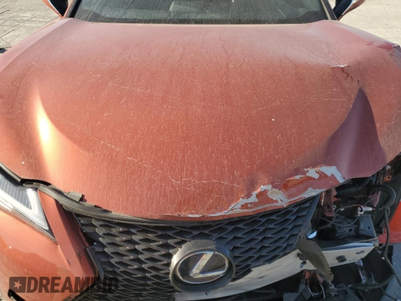 2020 Lexus UX 250h F Sport with VIN JTHR9JBH9L2024777, listed as a Copart auction lot 48726805 with 34,462 mi miles and Salvage title. Bid and sale history available at DreamBid. Image 11.