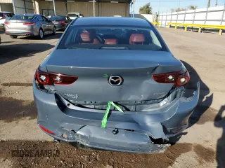 2025 Mazda 3 S Carbon Edition with VIN 3MZBPBCM7SM458520, listed as a Copart auction lot 44171065 with 2,214 mi miles and Clean Title. Bid and sale history available at DreamBid. Image 6.