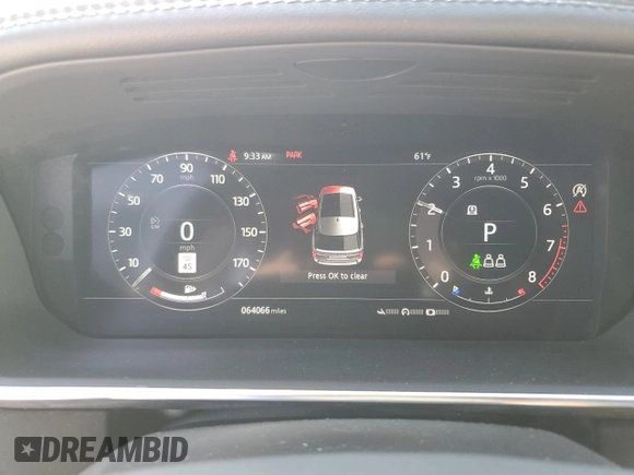 2020 Land Rover Range Rover P525 HSE с VIN SALGS2SE8LA579131, выставлен на аукционе Copart как лот 52798005 с пробегом 64 066 миль миль и Списание • Salvage title. История ставок и продаж доступна на DreamBid. Изображение 9.