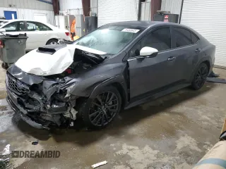 2022 Subaru WRX Premium with VIN JF1VBAF6XN9023652, listed as a Copart auction lot 75480643 with 40,264 mi miles and Salvage Title. Bid and sale history available at carsss.com. Image 1.