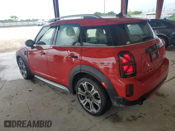 2024 MINI Countryman Cooper S with VIN WMZ53BR0XR3R36408, listed as a Copart auction lot 73591954 with 8,000 mi miles and Salvage Title. Bid and sale history available at carsss.com. Image 2.
