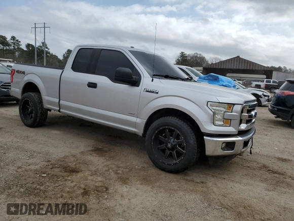 2015 Ford F-150 XLT with VIN 1FTEX1EP5FFA92225, listed as a Copart auction lot 47424215 with 143,223 mi miles and Salvage Title. Bid and sale history available at carsss.com. Image 4.