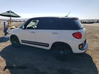 2015 FIAT 500L Urbana Trekking with VIN ZFBCFADHXFZ032494, listed as a Copart auction lot 78280594 with 129,513 mi miles and Salvage Title. Bid and sale history available at carsss.com. Image 2.