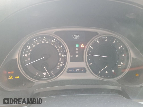 2006 Lexus IS 250 with VIN JTHCK262262004364, listed as a Copart auction lot 80584384 with 219,592 mi miles and Clean Title. Bid and sale history available at DreamBid. Image 9.