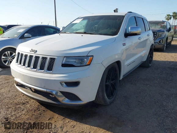 2015 Jeep Grand Cherokee Summit with VIN 1C4RJFJT5FC767687, listed as a IAAI auction lot 42015878 with 1 mi miles. Bid and sale history available at carsss.com. Image 6.