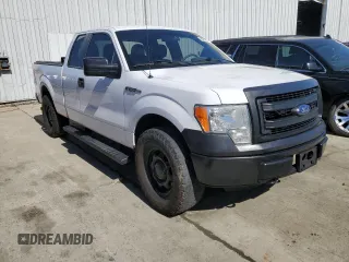 2014 Ford F-150 XL with VIN 1FTEX1EM1EKE25774, listed as a Copart auction lot 49317895 with 220,177 mi miles and Salvage Title. Bid and sale history available at carsss.com. Image 4.