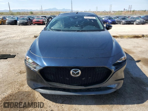 2022 Mazda 3 Select with VIN JM1BPAKL9N1507630, listed as a Copart auction lot 63757255 with 50,250 mi miles and Salvage title. Bid and sale history available at DreamBid. Image 5.