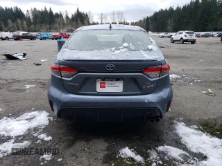 2023 Toyota Corolla Hybrid LE with VIN JTDBDMHE9P3005744, listed as a Copart auction lot 44383075 with 19,528 mi miles and Salvage Title. Bid and sale history available at carsss.com. Image 6.