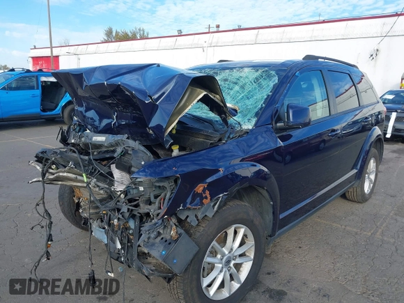 2018 Dodge Journey SXT with VIN 3C4PDCBB1JT196747, listed as a IAAI auction lot 37947302 with Not Provided miles. Bid and sale history available at carsss.com. Image 2.