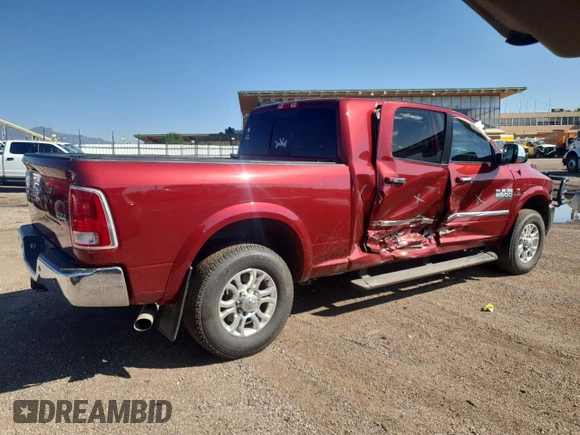 2015 Ram 2500 Laramie with VIN 3C6UR5NL2FG627544, listed as a Copart auction lot 61607835 with 53,253 mi miles and Salvage title. Bid and sale history available at DreamBid. Image 3.