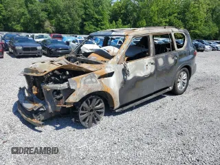 2017 Infiniti QX80 with VIN JN8AZ2NF8H9641931, listed as a Copart auction lot 58960965 with Not provided miles and Salvage title. Bid and sale history available at DreamBid. Image 1.