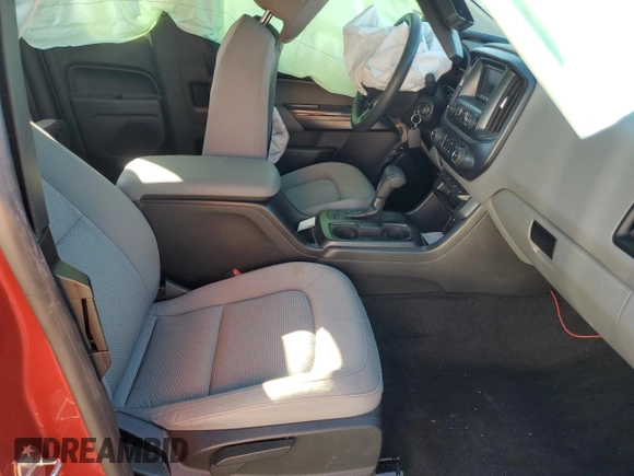 2015 GMC Canyon 2WD with VIN 1GTH5AE30F1182024, listed as a Copart auction lot 77032494 with 55,845 mi miles and Salvage Title. Bid and sale history available at carsss.com. Image 10.