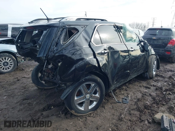 2014 Chevrolet Equinox LTZ with VIN 2GNALDEK5E6205123, listed as a IAAI auction lot 41541781 with 98,784 mi miles and . Bid and sale history available at DreamBid. Image 4.