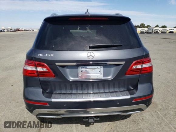 2015 Mercedes-Benz M 350 with VIN 4JGDA5JB8FA535538, listed as a Copart auction lot 63639155 with 121,045 mi miles and Salvage title. Bid and sale history available at DreamBid. Image 6.