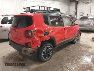 2016 Jeep Renegade Trailhawk with VIN ZACCJBCT7GPD60429, listed as a IAAI auction lot 41415886 with 89,072 mi miles and . Bid and sale history available at carsss.com. Image 4.