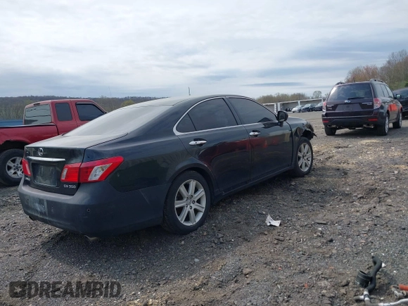 2007 Lexus ES 350 with VIN JTHBJ46G772006697, listed as a IAAI auction lot 42083519 with 153,752 mi miles. Bid and sale history available at carsss.com. Image 4.
