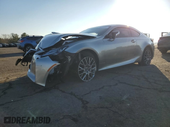 2021 Lexus RC with VIN JTHD85EC9M5006171, listed as a Copart auction lot 86593954 with 54,980 mi miles and Salvage Title. Bid and sale history available at carsss.com. Image 1.