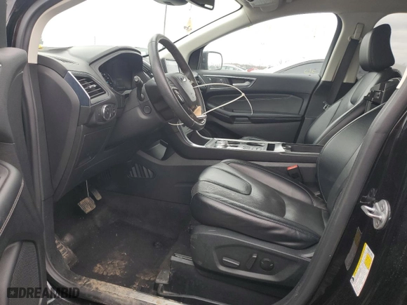 2022 Ford Edge Titanium with VIN 2FMPK4K99NBA54765, listed as a Copart auction lot 45870165 with 75,540 mi miles and Salvage Title. Bid and sale history available at carsss.com. Image 7.