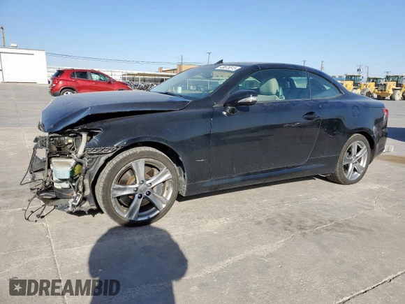 2012 Lexus IS 350 C z VIN JTHFE2C24C2507432, wystawiony jako Copart lot #49675515 z przebiegiem 133 663 mil mil oraz Szkoda całkowita • Salvage title. Historia ofert i sprzedaży dostępna na DreamBid. Obrazek 1.