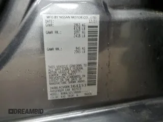 2024 Nissan Altima SR with VIN 1N4BL4CV6RN364153, listed as a Copart auction lot 62460595 with 34,367 mi miles and Clean title. Bid and sale history available at DreamBid. Image 12.