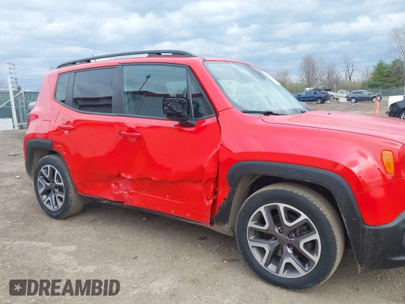 2015 Jeep Renegade Latitude with VIN ZACCJABT0FPB96600, listed as a IAAI auction lot 41895478 with 161,168 mi miles. Bid and sale history available at carsss.com. Image 6.