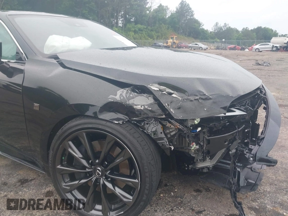 2025 Lexus IS 350 F Sport with VIN JTHBZ1B24S5084184, listed as a IAAI auction lot 42222378 with 2,114 mi miles and . Bid and sale history available at DreamBid. Image 19.