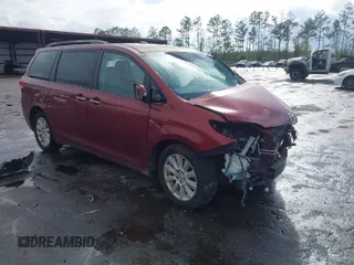 2013 Toyota Sienna XLE with VIN 5TDDK3DC0DS052412, listed as a IAAI auction lot 41850630 with Not Provided miles and . Bid and sale history available at DreamBid. Image 1.