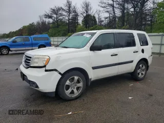 2012 Honda Pilot LX with VIN 5FNYF4H28CB016371, listed as a Copart auction lot 57950175 with 111,430 mi miles and Salvage title. Bid and sale history available at DreamBid. Image 1.